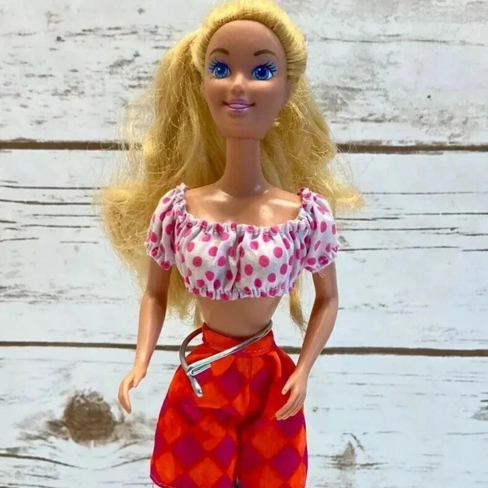 KENNER Doll Blonde Hair Blue Eyes Two Piece Outfit 12" Tall Used